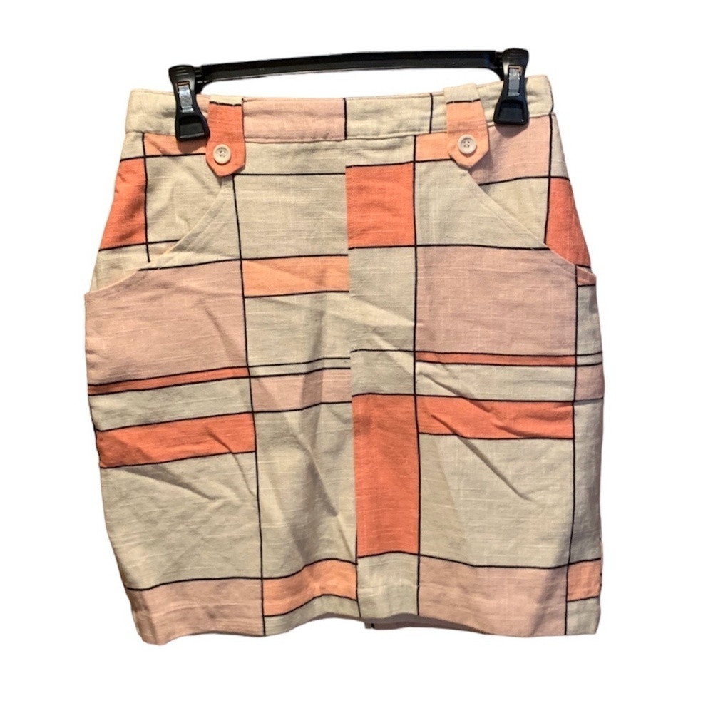 Forever 21 Linen Blend Mini Skirt Size Small
